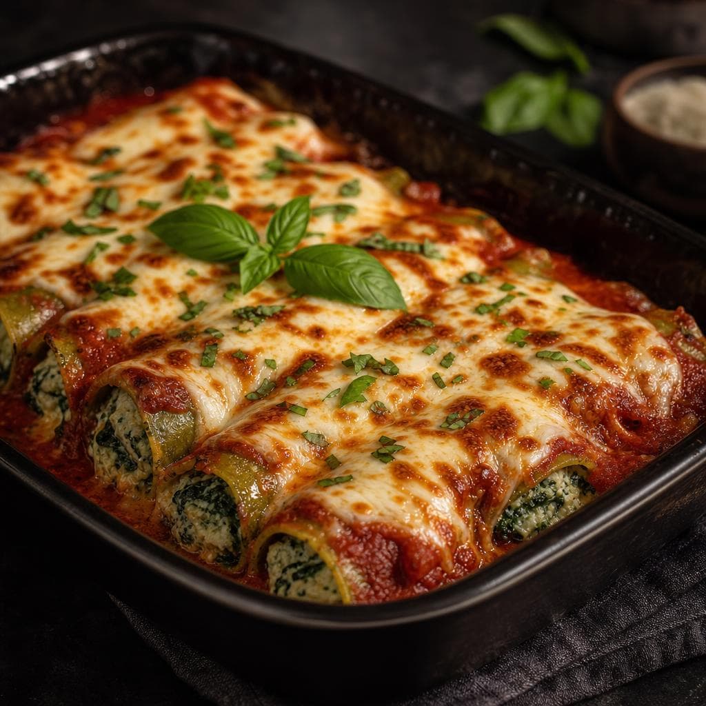 Spinach Manicotti