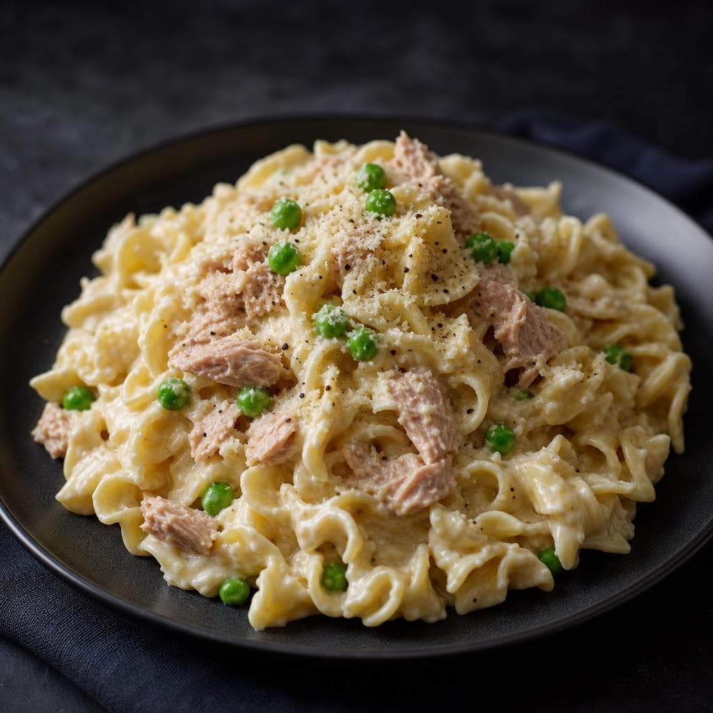 Tuna Noodle Alfredo